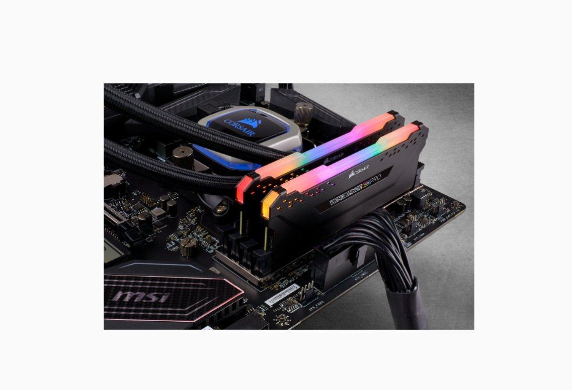 Corsair  Vengeance RGB Pro (2 x 16GB, DDR4-3200, DIMM 288) 