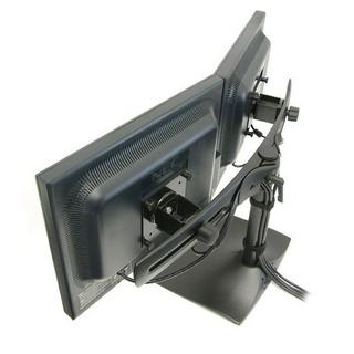 Ergotron  DS Series DS100 Dual Monitor Desk Stand, Horizontal 61 cm (24") Nero Scrivania 