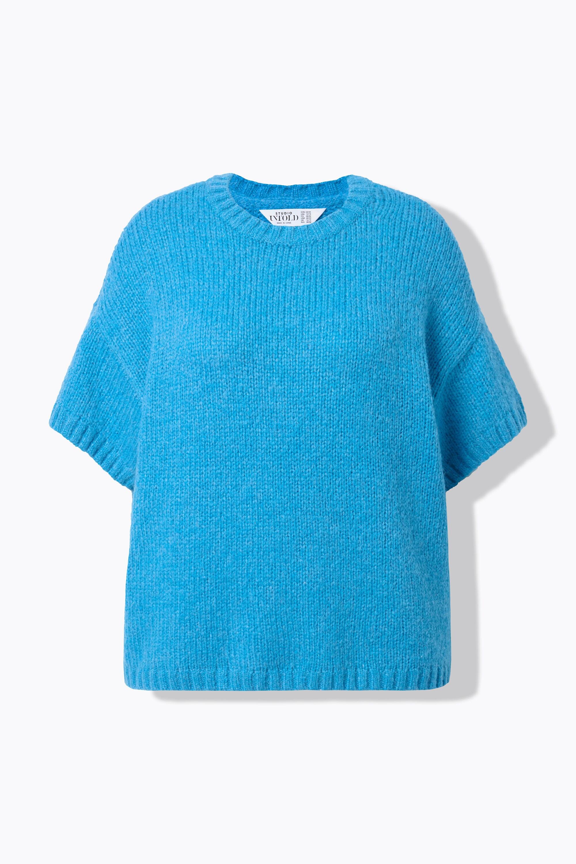 Studio Untold Pull Oversize Maille Fantaisie Manches Courtes  