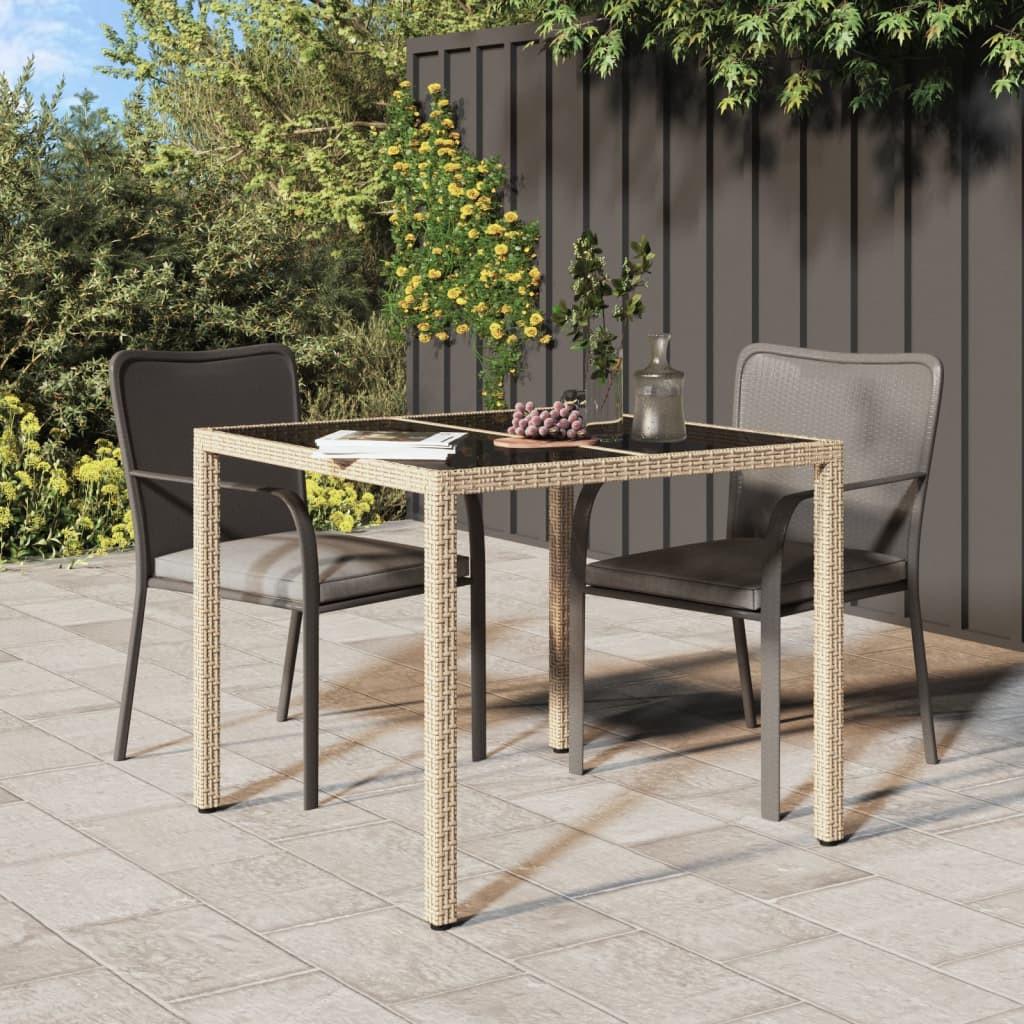 VidaXL Gartentisch poly-rattan  