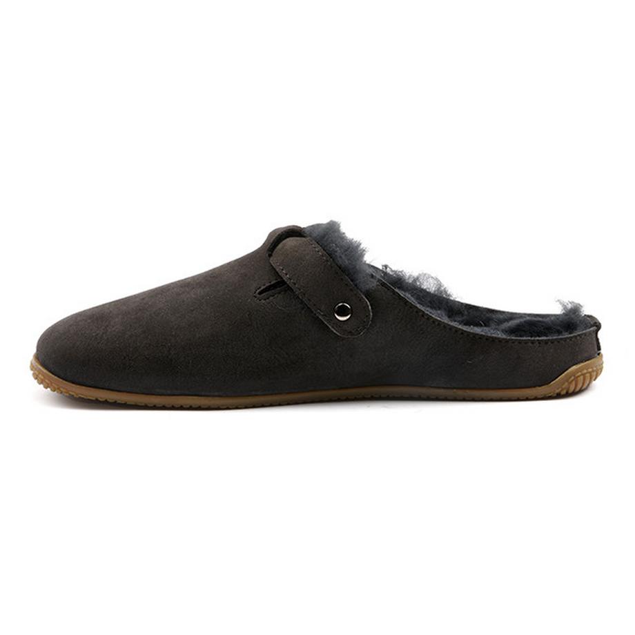 Living Kitzbühel Pantofole in Pelle Vellutata con Dettaglio Fibbia  