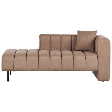 Chaise longue versione destra en Tessuto Glamour LANNILS