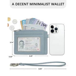 Only-bags.store Kleines PU Leder Kreditkartenetui RFID Schutz Portemonnaie  