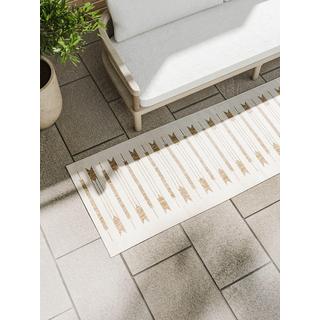 Benuta In- & Outdoor-Teppich Kaleo Cream/Beige  