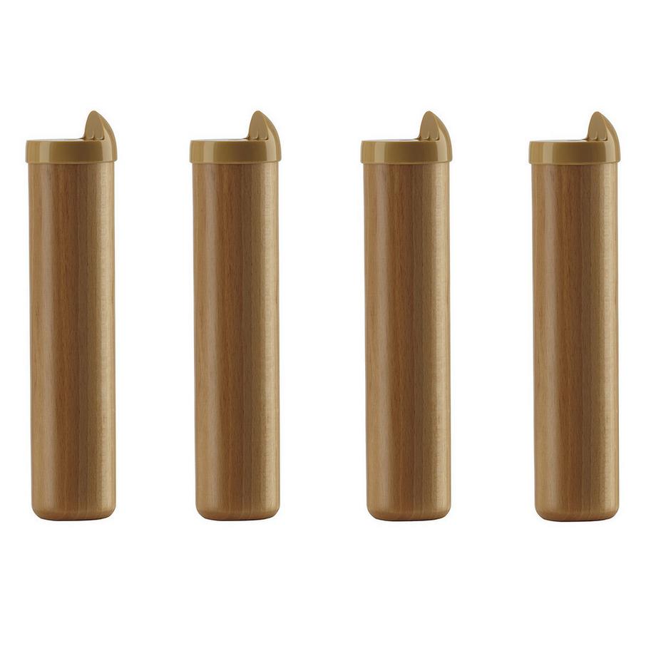 La Redoute Intérieurs  4er-Pack Füsse für Lattenrahmen 