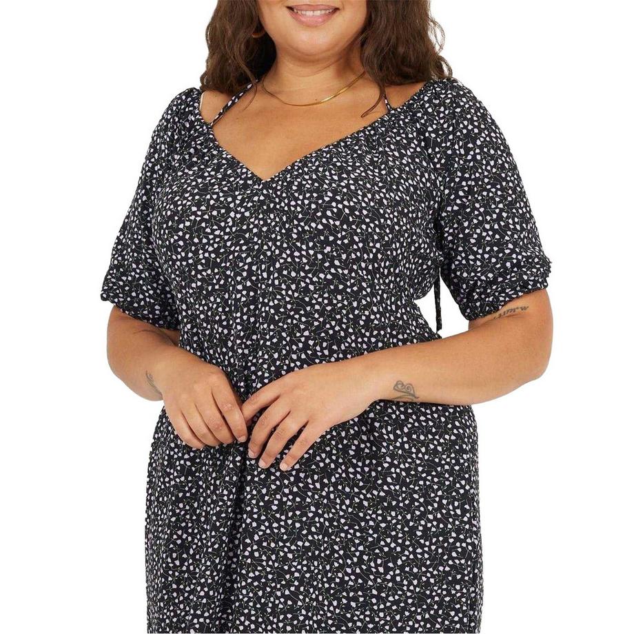 Brave Soul  Robe Milongue Manches Courtes Motiftyle À Pois 