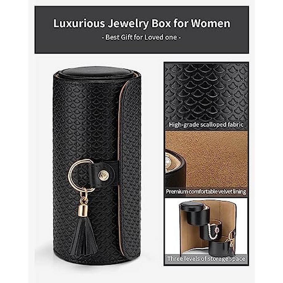 Only-bags.store  Jewelry Box Small with 3 Levels 