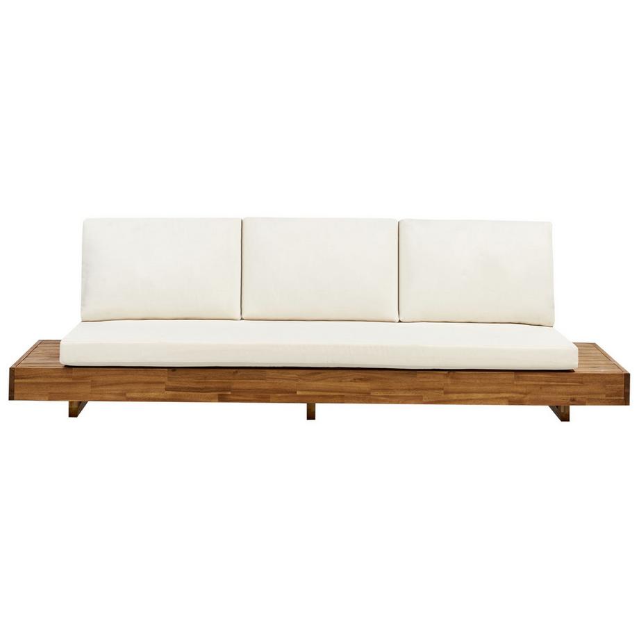 Beliani Divano 3 posti en Legno d'acacia certificato  MARETTIMO  