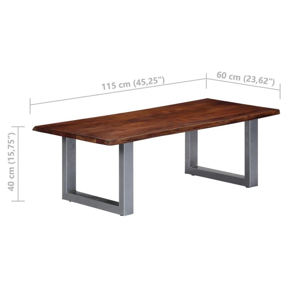 VidaXL Couchtisch akazienholz  