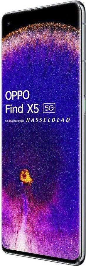 OPPO  OPPO Find X5 16,6 cm (6.55") Double SIM Android 12 5G USB Type-C 8 Go 256 Go 4800 mAh Blanc 