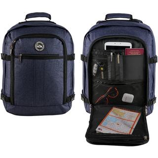 Only-bags.store Kabinentasche für EasyJet 45x36x20 Reiserucksack Ryanair mit USB-Anschluss Flugzeugrucksack  