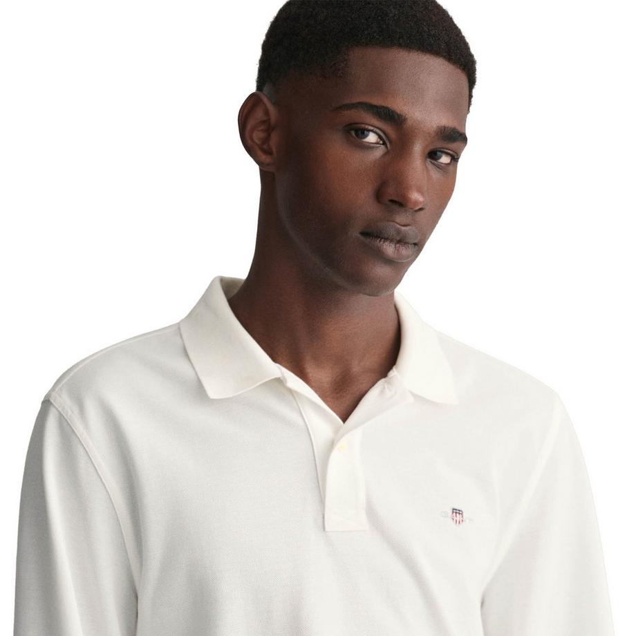 GANT Shield Longsleeve Pique Rugger Poloshirt  