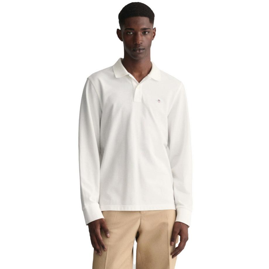 GANT Shield Longsleeve Pique Rugger Poloshirt  