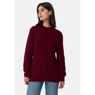 CASH-MERE.CH  Grobgestrickter Wolle Kaschmir Rundhals Pullover 