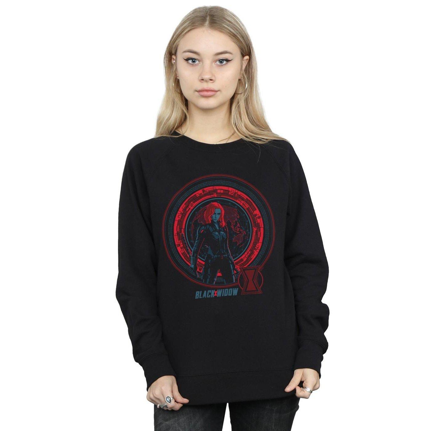 MARVEL Black Widow Grafikdruck Sweatshirt  