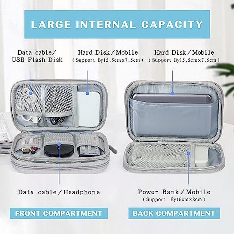Only-bags.store  Kabeltasche, Elektronik Tasche Organizer, Kabel Organizer Kabeltasche Elektronik Zubehör Organizer Tasche Universal Tasche für Zubehör 