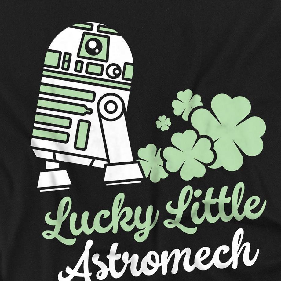STAR WARS Star Wars Lucky Astromech St Patricks Day Langarm T-Shirt  