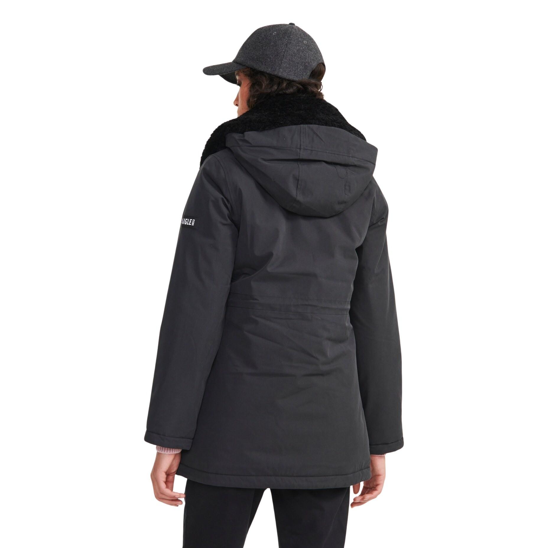 AIGLE  parka in pelliccia ecologica staccabile mtd 