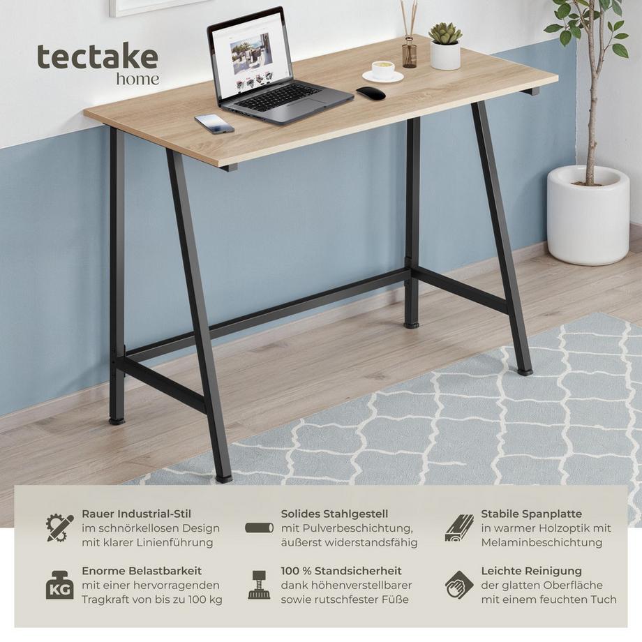 Tectake Scrivania Newton stile industriale  