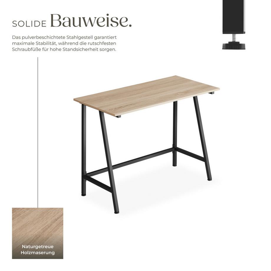 Tectake Scrivania Newton stile industriale  