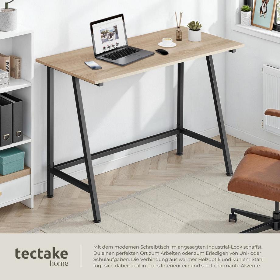 Tectake Scrivania Newton stile industriale  