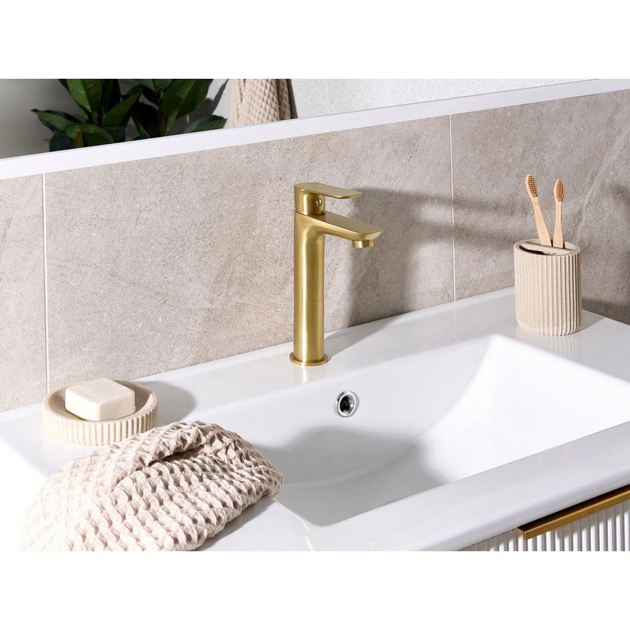 Beliani Robinet de lavabo en Laiton  CHIMBOTE  