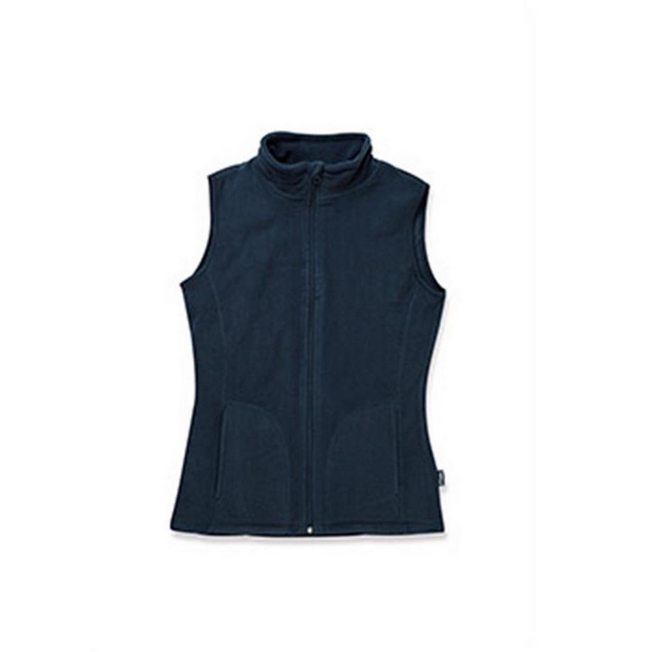 Stedman Gilet in Pile con Collo Rialzato  