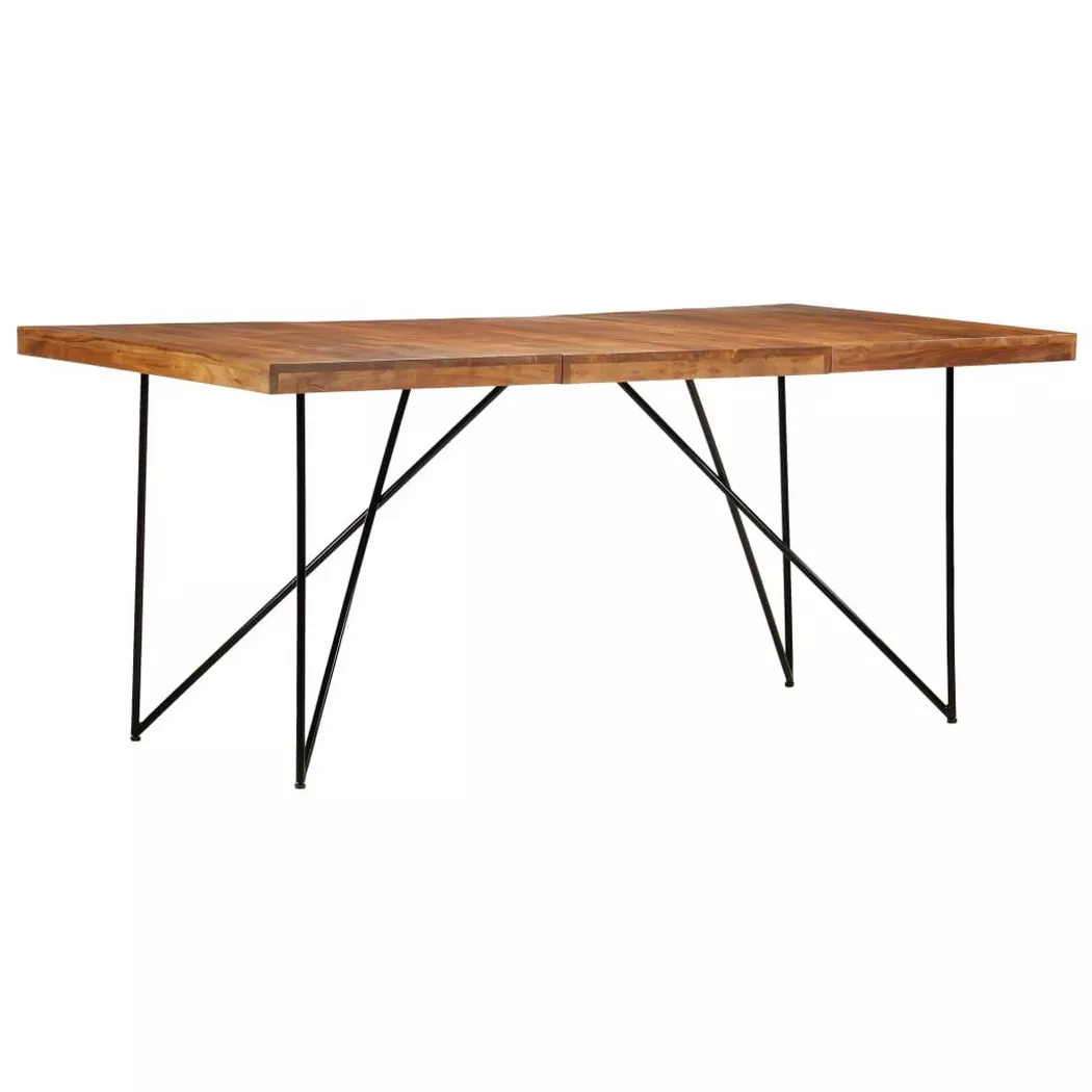 VidaXL - Table à manger bois, One Size, Marron