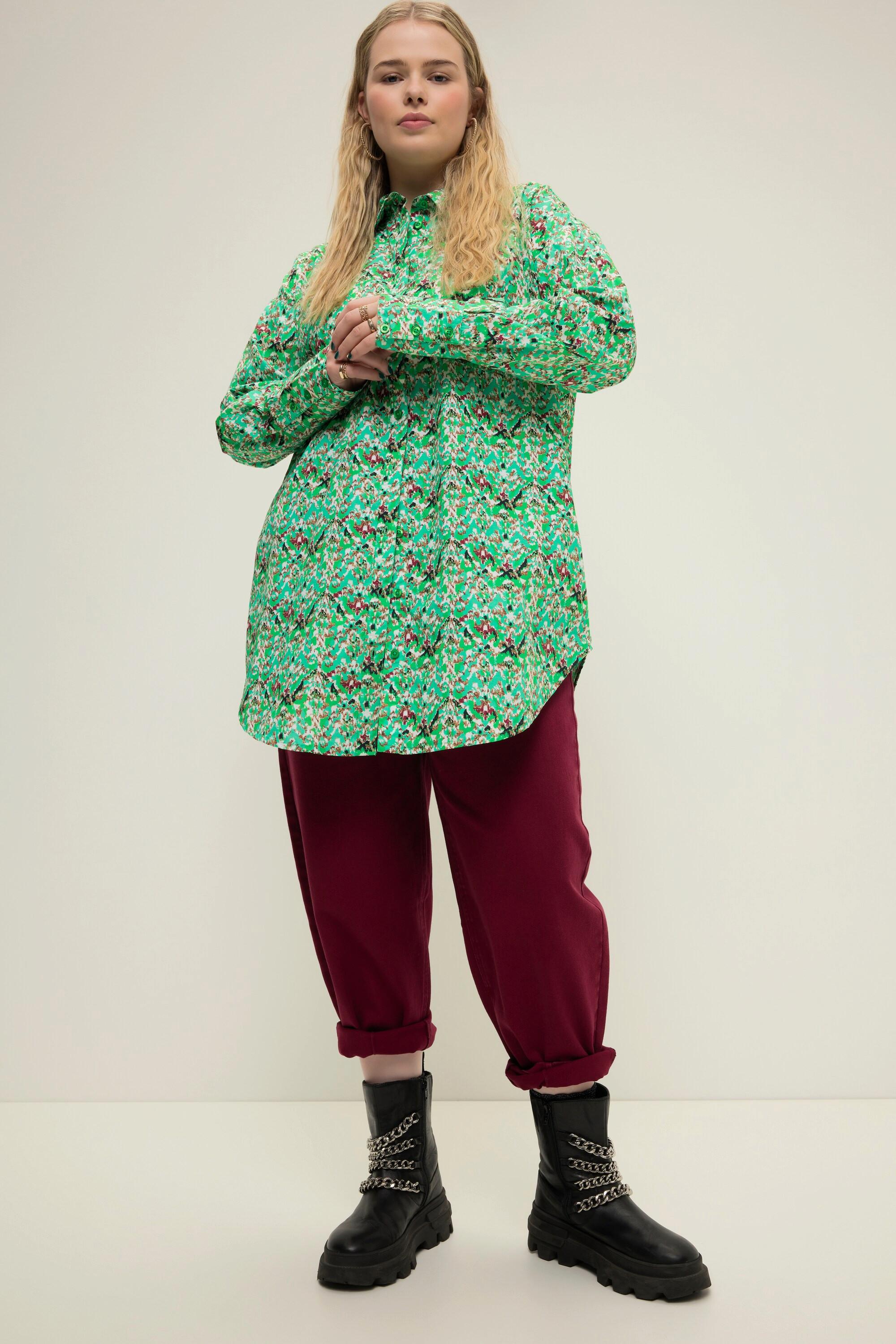 Studio Untold Chemisier Oversized Imprimé Tribal  