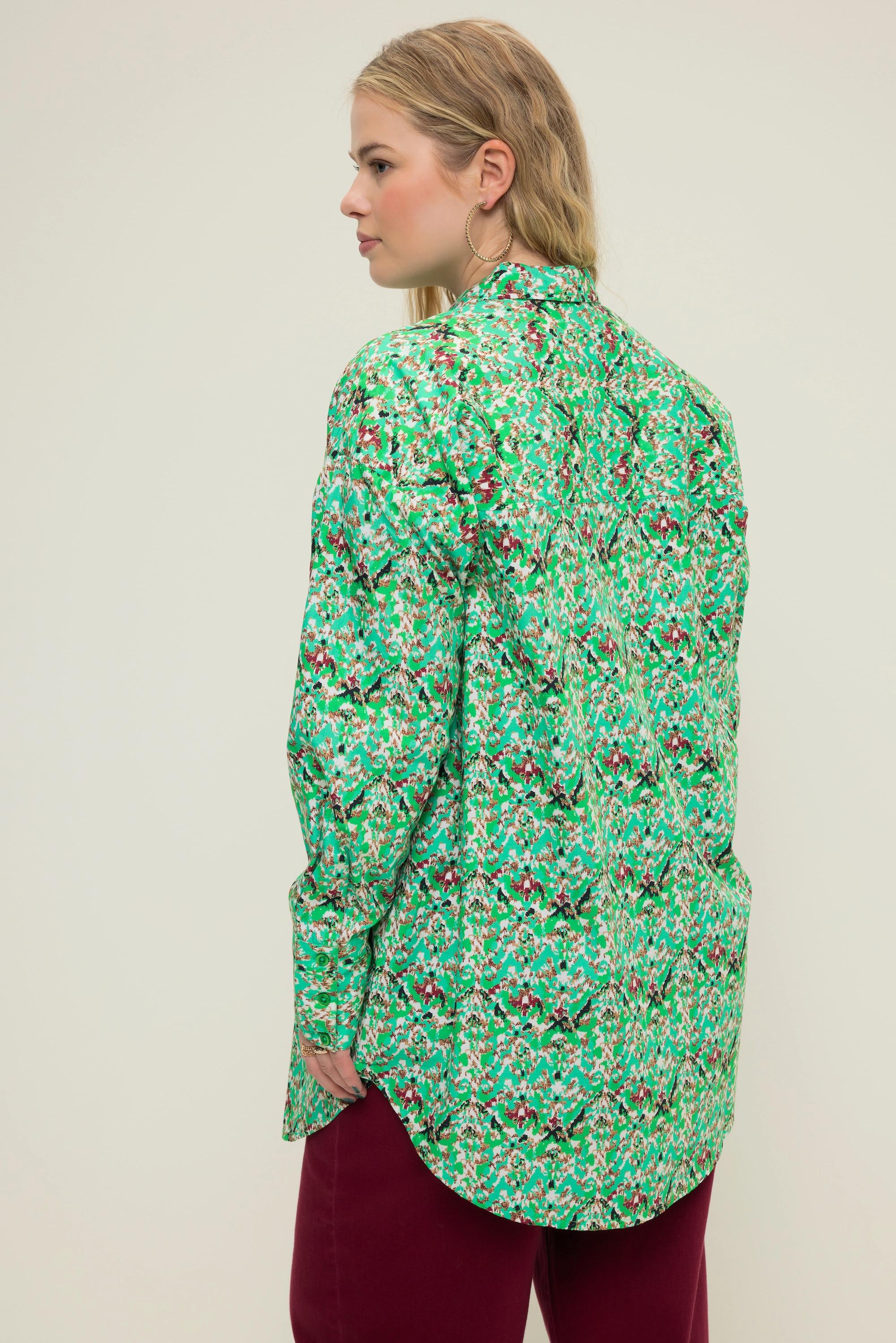 Studio Untold Chemisier Oversized Imprimé Tribal  