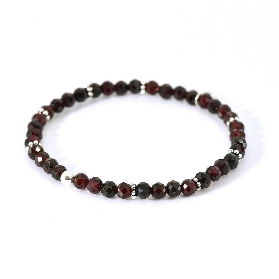 Balibay  Bracelet Darahea orné de pierres précieuses en grenat 