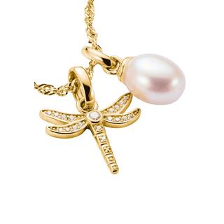 Thomas Sabo  Charm-Anhänger Libelle mit Steinen Connect Veret Beschreibung: 