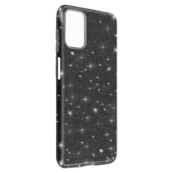 Avizar  Glitter Hülle Samsung A03s Schwarz 