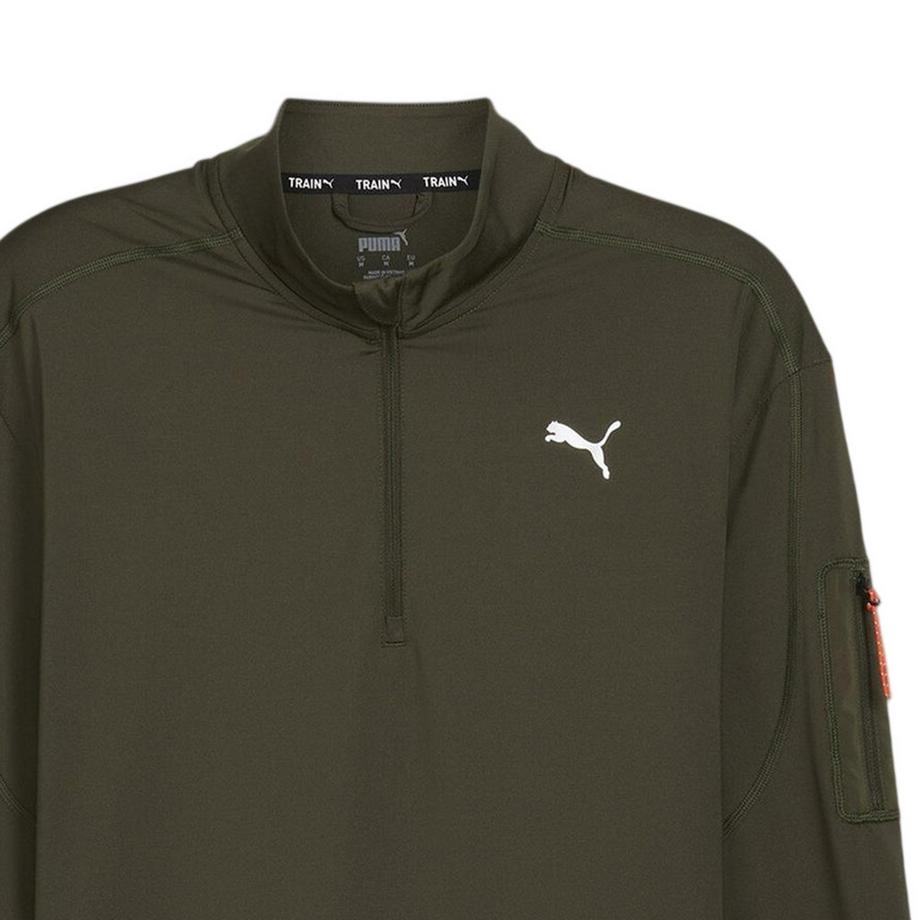 PUMA Cloudspun Oberteil, Mit Kurzem Reißverschluss, Langärmlig  