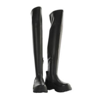 Buffalo  vegane nappa-stiefel aspha stretch overknee 