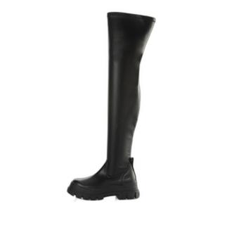 Buffalo  vegane nappa-stiefel aspha stretch overknee 