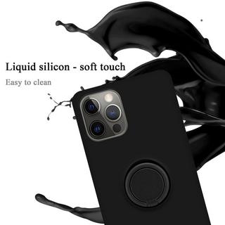 Cadorabo  Hülle für Apple iPhone 12 PRO MAX TPU Silikon mit Ring Liquid 