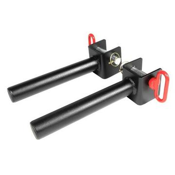 Portadischi in acciaio da 33 cm Ø 50 mm per rastrelliera (set di 2)