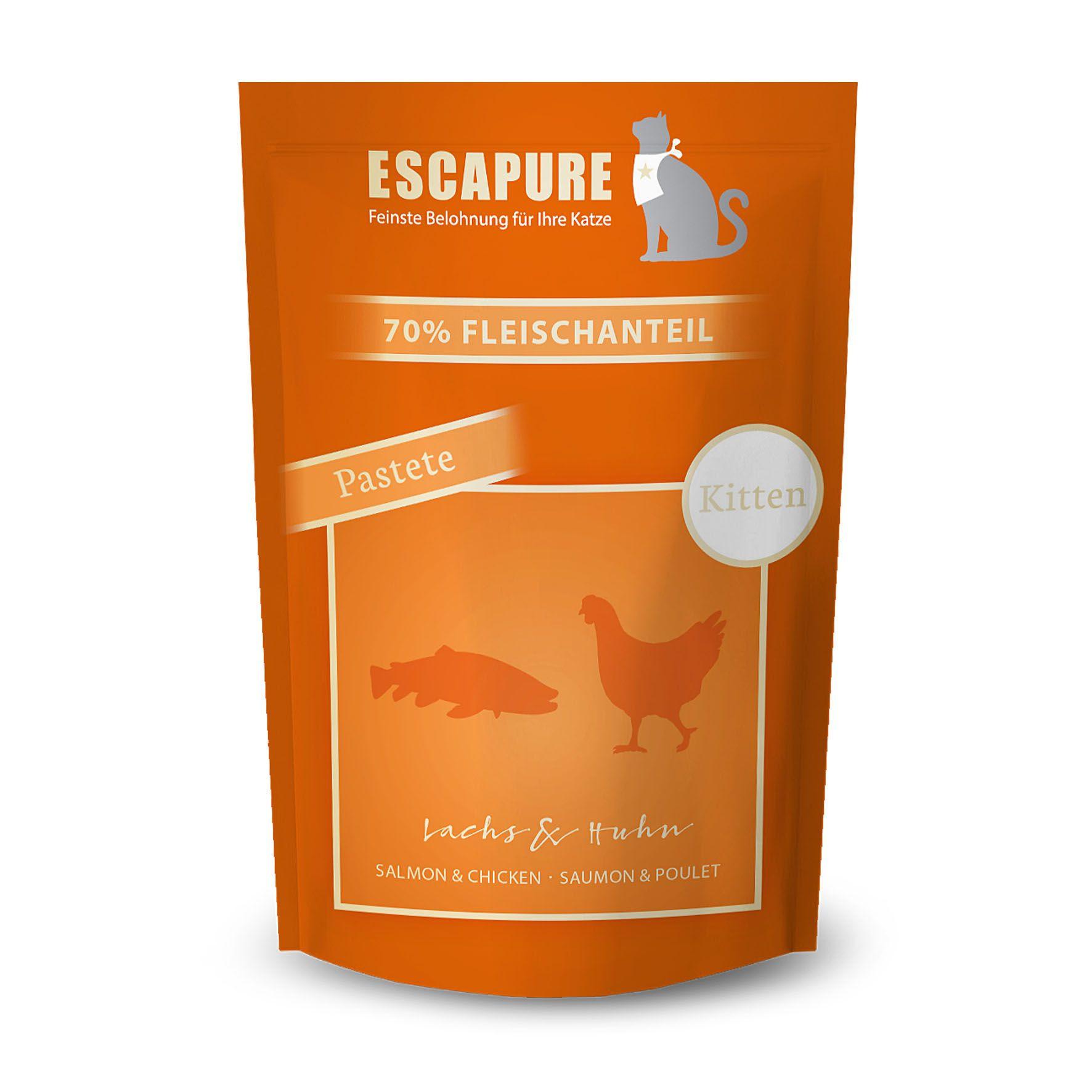 ESCAPURE  chaton saumon et poulet 