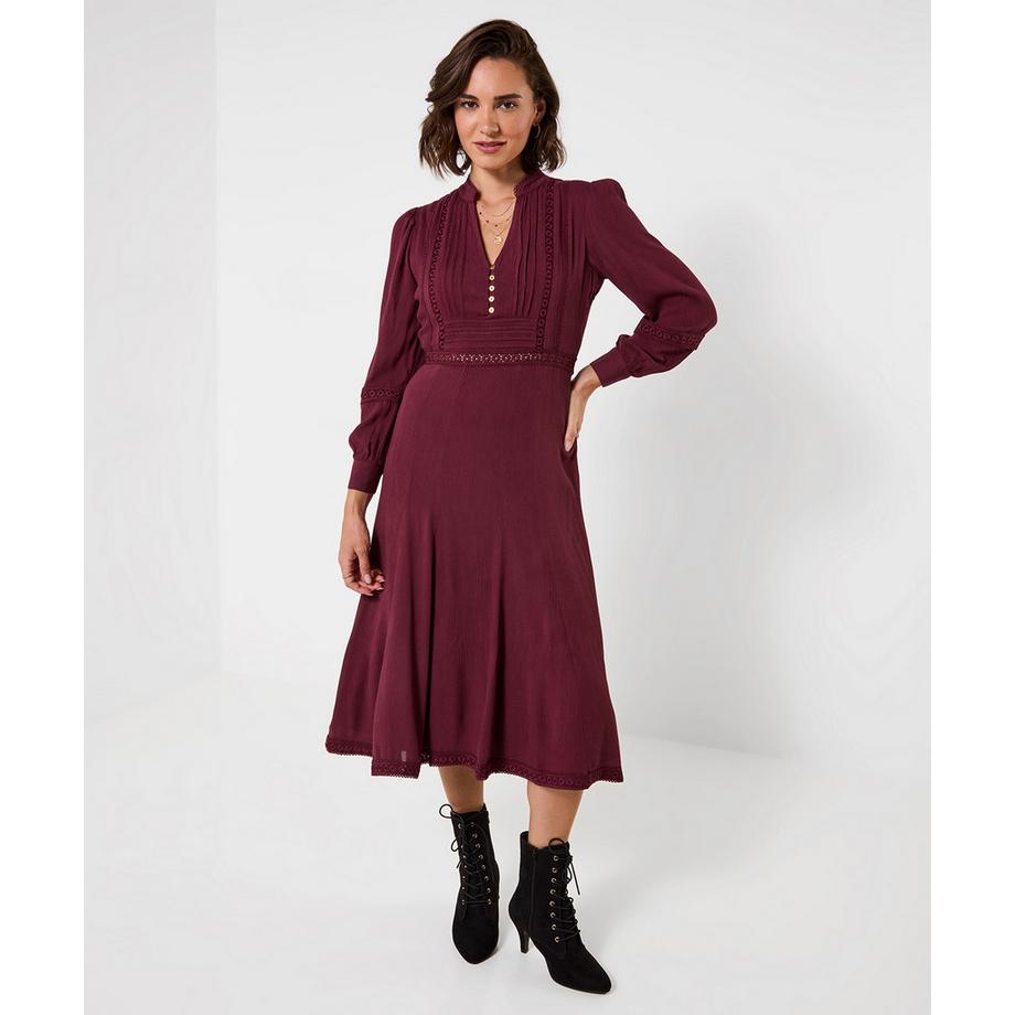 Joe Browns Robe Mi-Longue à Manches Longues Preya  