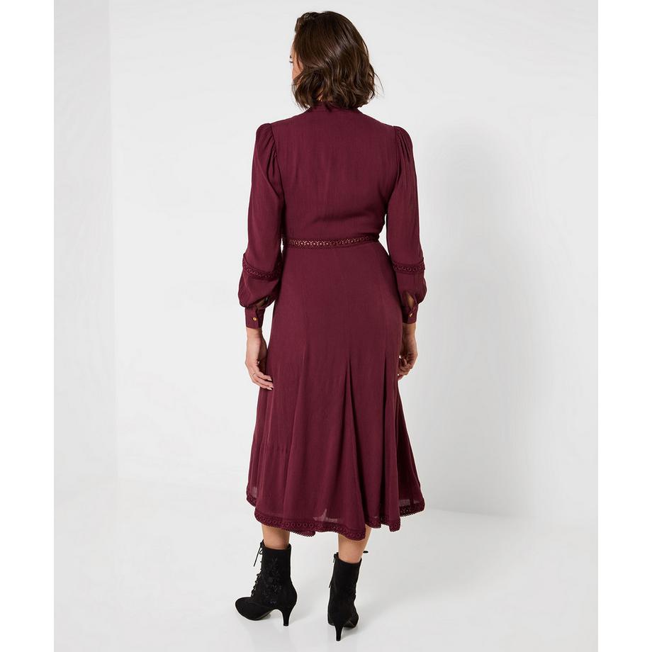 Joe Browns Robe Mi-Longue à Manches Longues Preya  