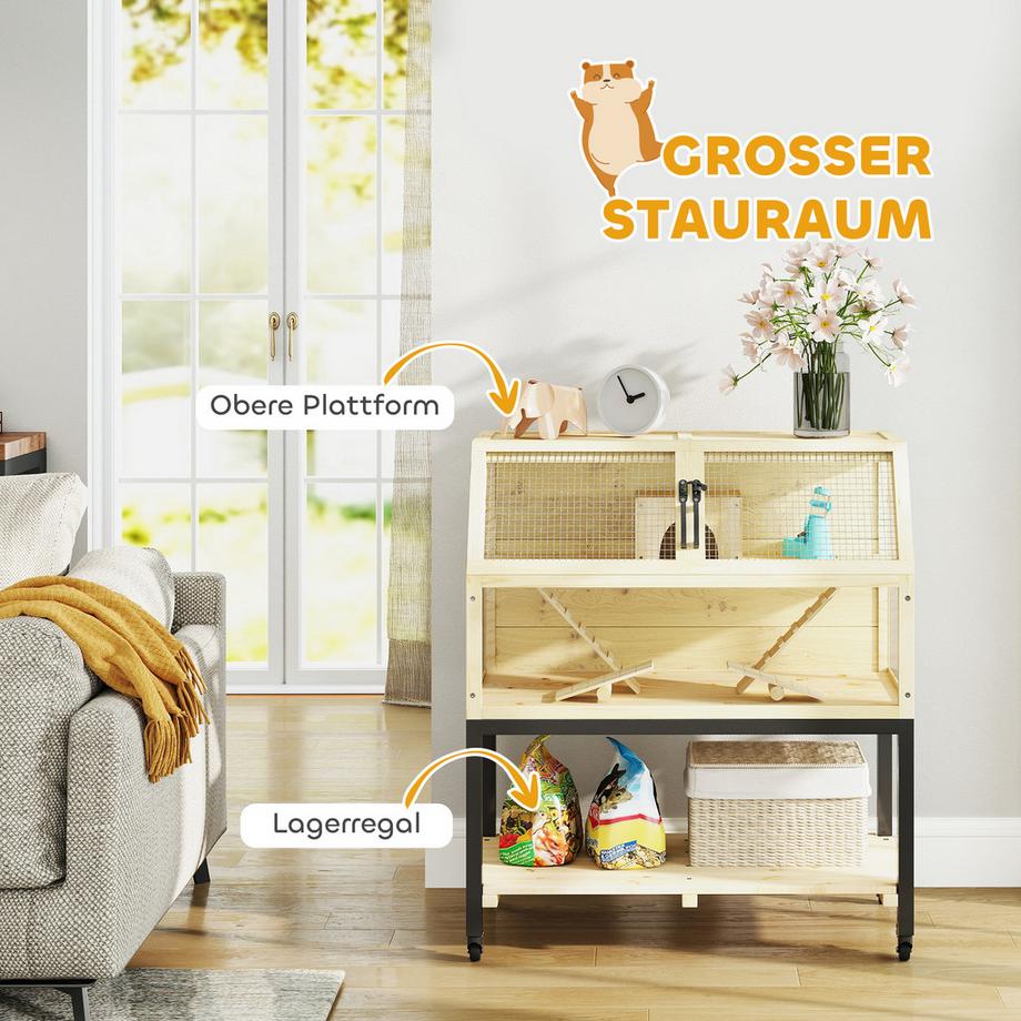 PawHut  Zwerghamsterkäfig 