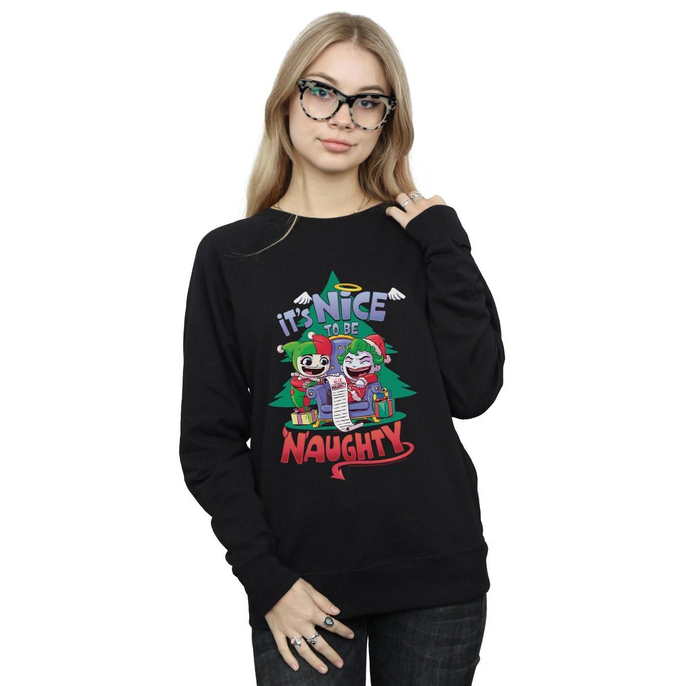 DC COMICS  Super Friends It's Nice To Be Naughty Sweatshirt 