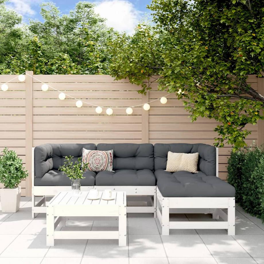 VidaXL set mobili da giardino Legno di pino  