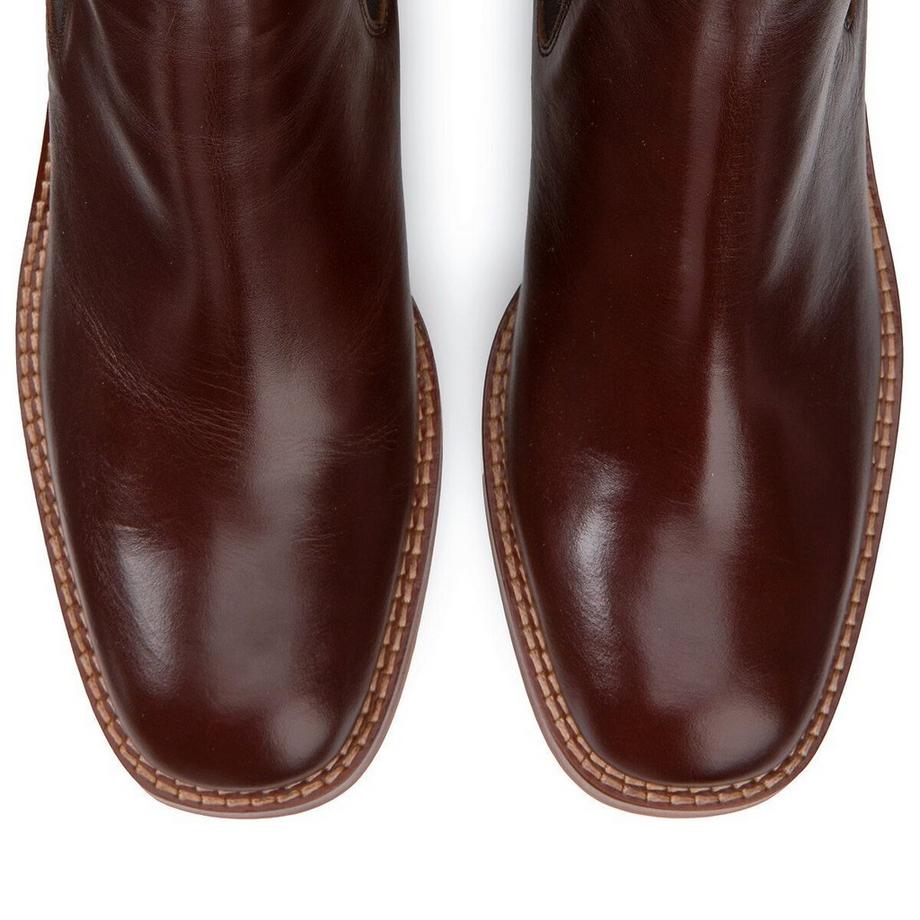 La Redoute Collections  Chelsea-Boots mit breitem Absatz 