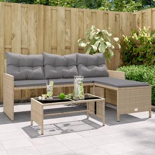 VidaXL Gartensofa poly-rattan  