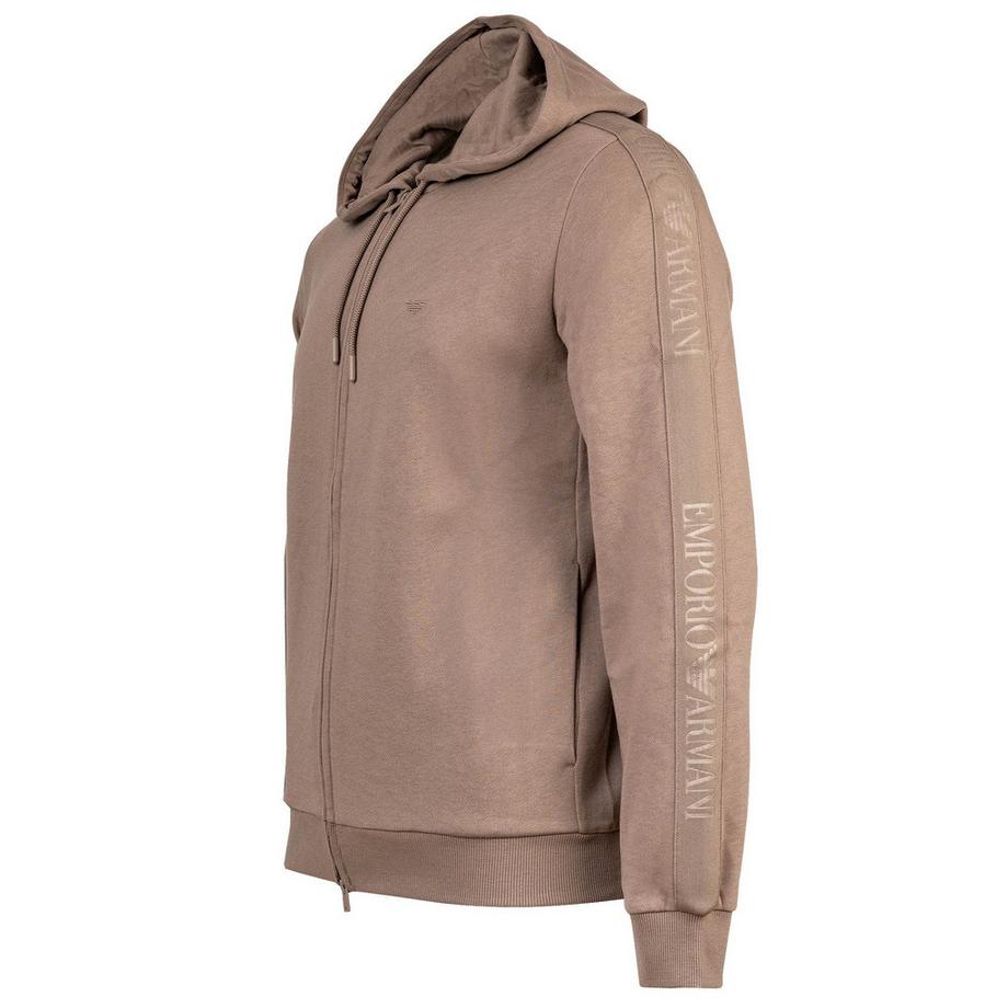 EMPORIO ARMANI Basic Terry Bequem sitzende Sweatjacke  