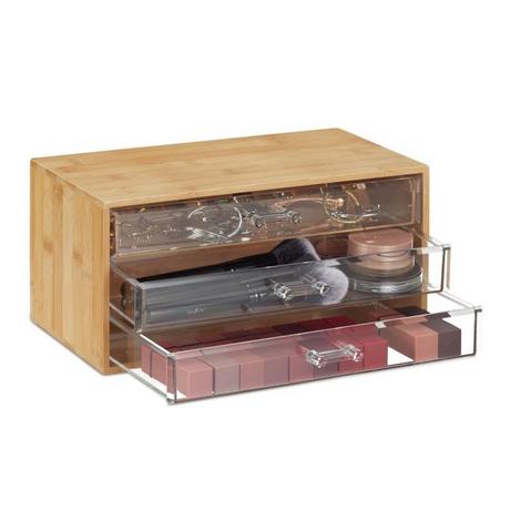 Northix  Bambus-Make-up-Organizer 