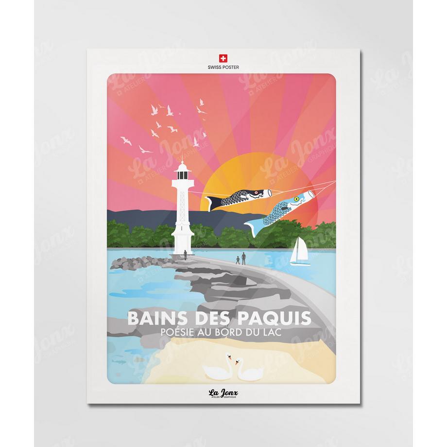 La-Jonx Affiche de Bains des Paquis  