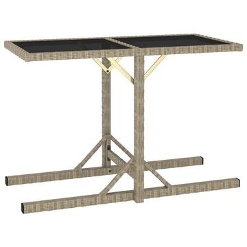 Table d'extérieur rotin synthétique